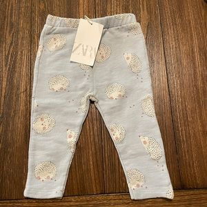 Zara Hedgehog pants (size 9-12 months)